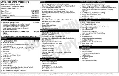 2026 Jeep Grand Wagoneer L Base