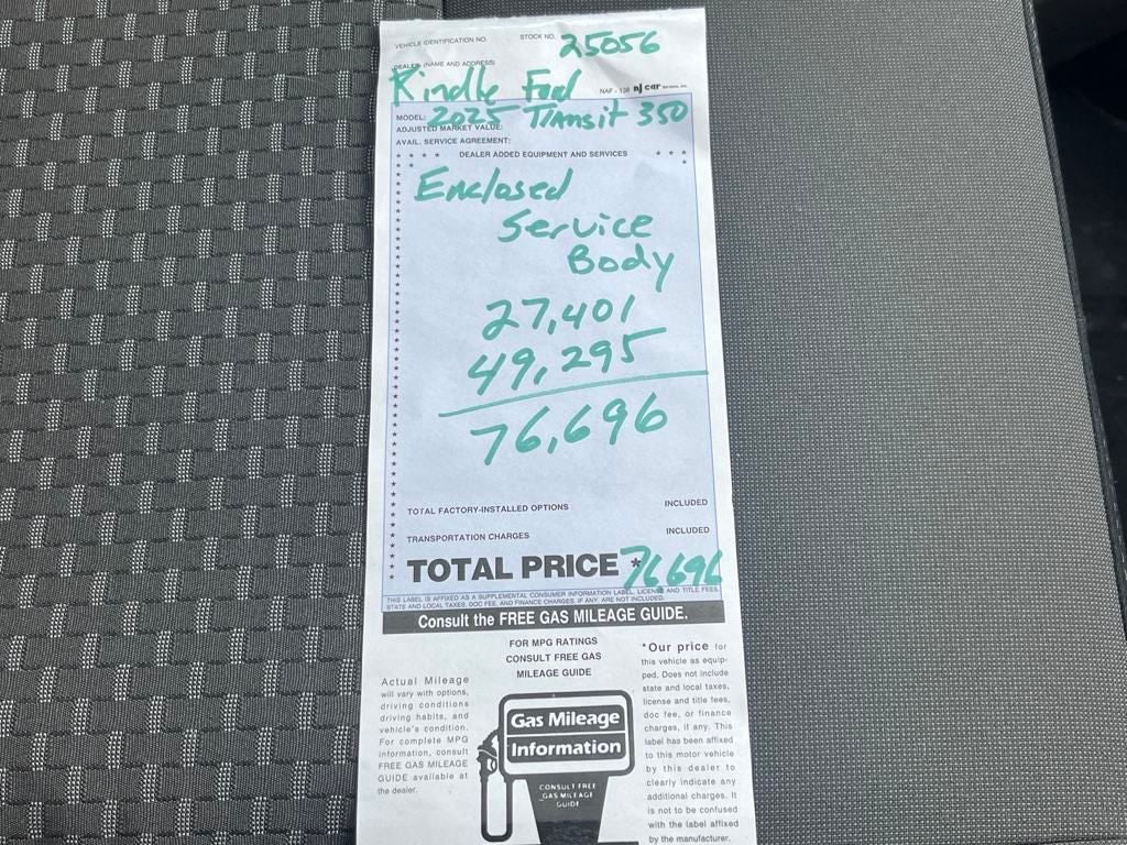 2025 Ford Transit-350 Base