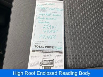 2025 Ford Transit-350 w/HIGH TOP SERVICE UTILITY BODY