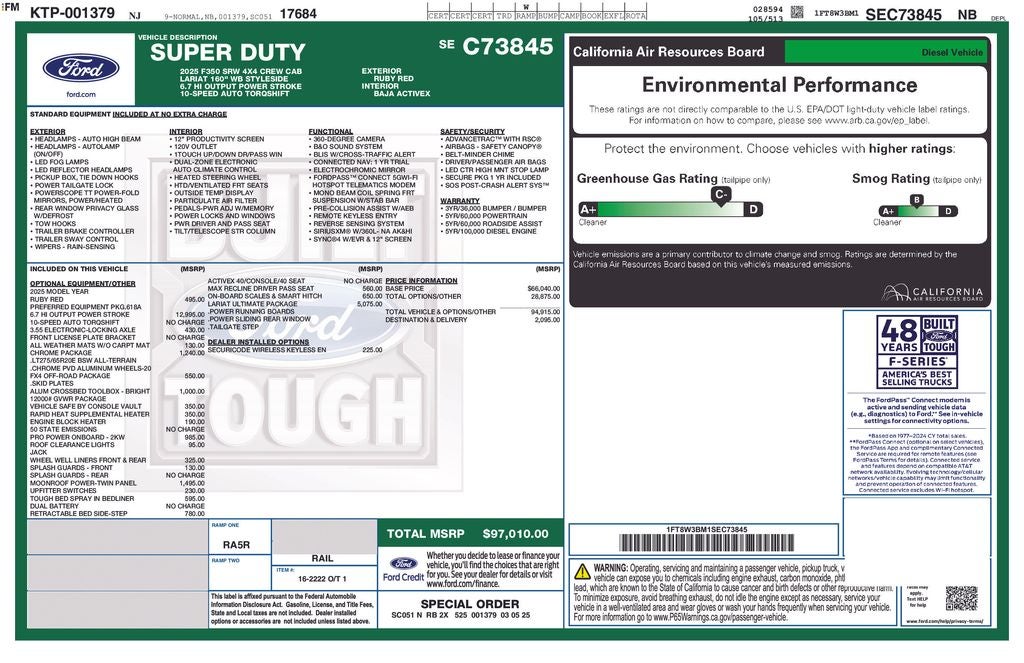 2025 Ford F-350SD Lariat