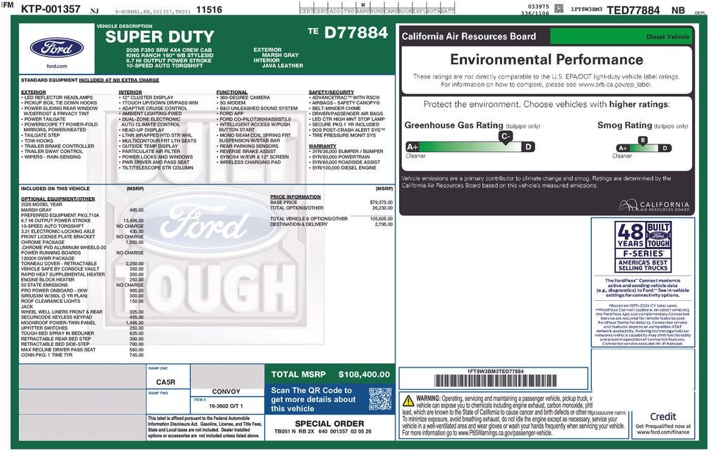 2026 Ford F-350SD King Ranch