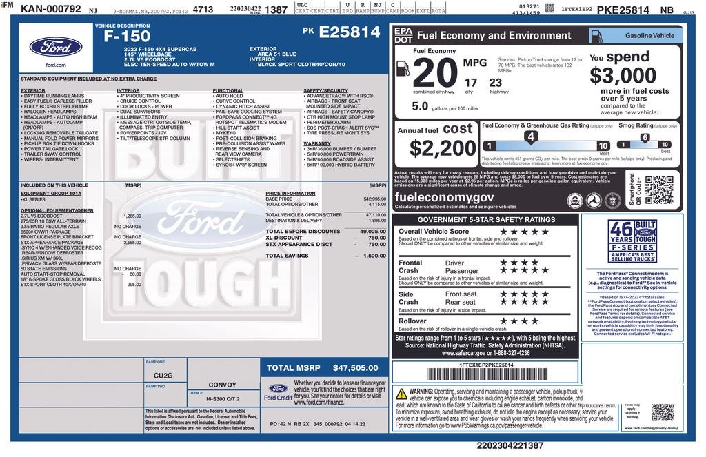 2023 Ford F-150 XL