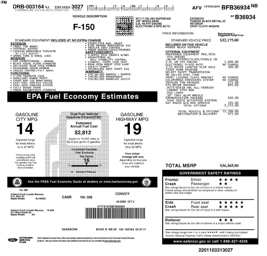 2011 Ford F-150 STX