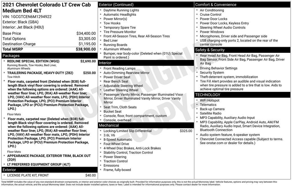 2021 Chevrolet Colorado LT