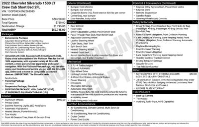 2022 Chevrolet Silverado 1500 LT