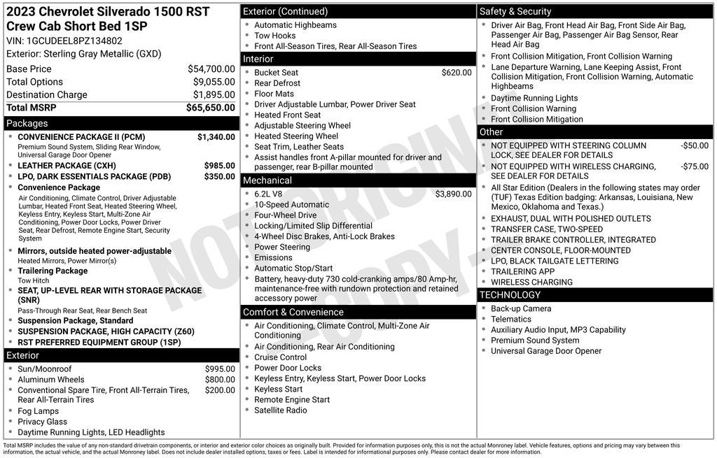 2023 Chevrolet Silverado 1500 RST