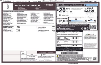 2020 Lincoln Continental Livery - Limo