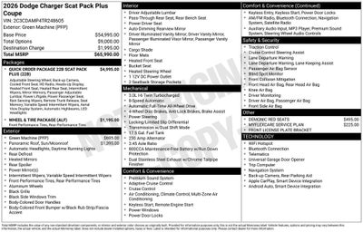 2026 Dodge Charger R/T Scat Pack