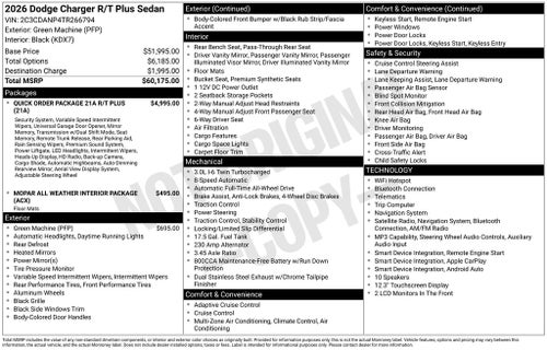 2026 Dodge Charger R/T