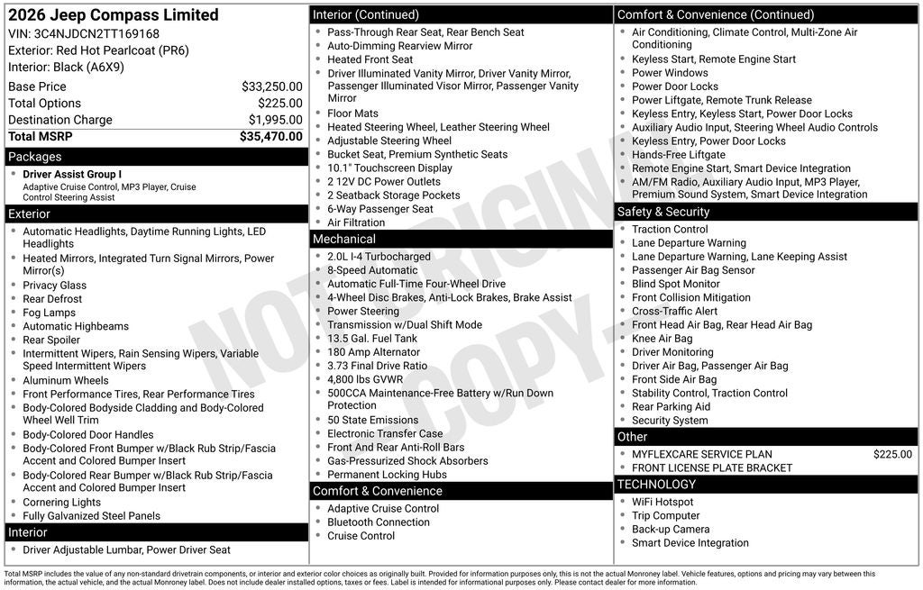 2026 Jeep Compass Limited