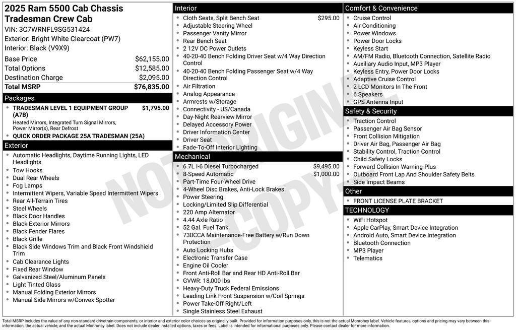 2025 RAM 5500HD Tradesman