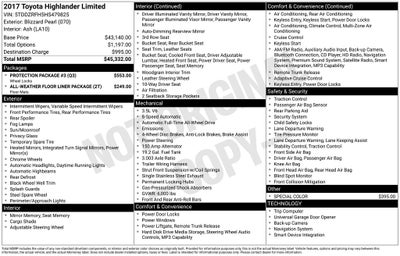 2017 Toyota Highlander Limited