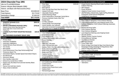 2024 Chevrolet Trax 2RS