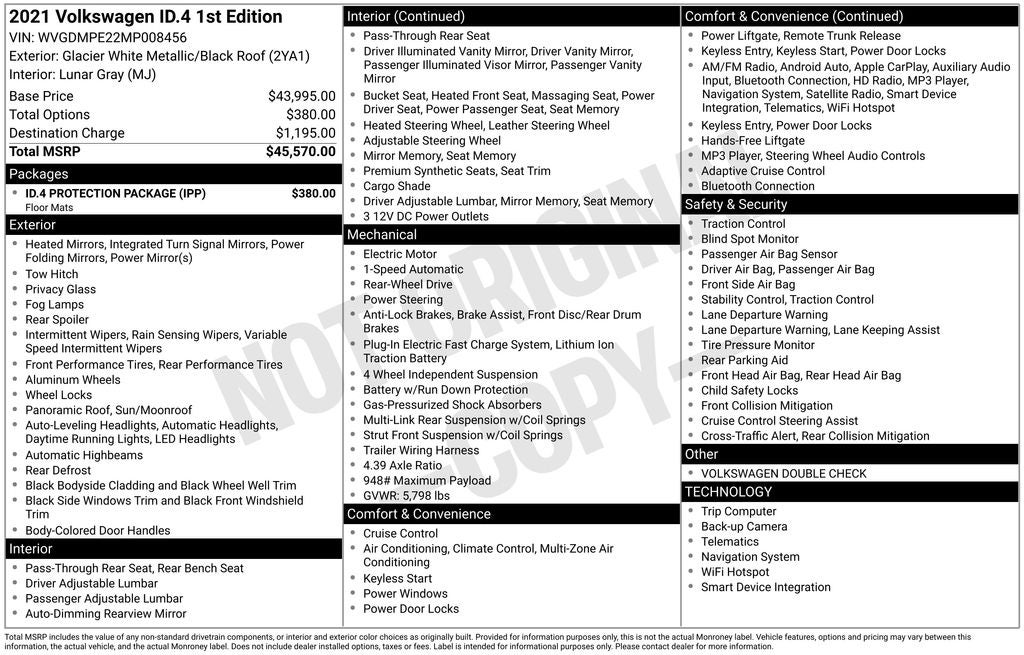 2021 Volkswagen ID.4 1st Edition