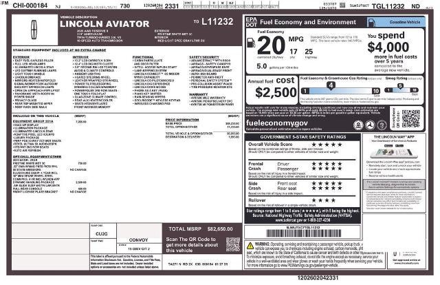2026 Lincoln Aviator Reserve®
