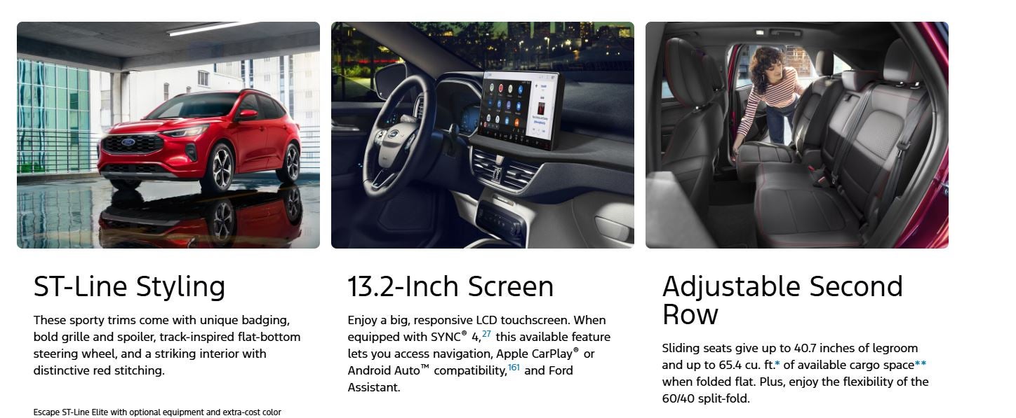 2025 Escape features