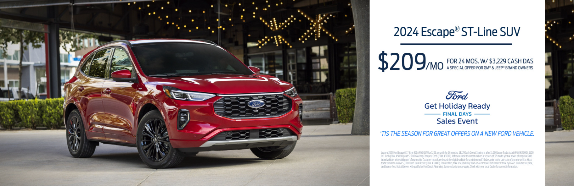 Escape St-Line lease